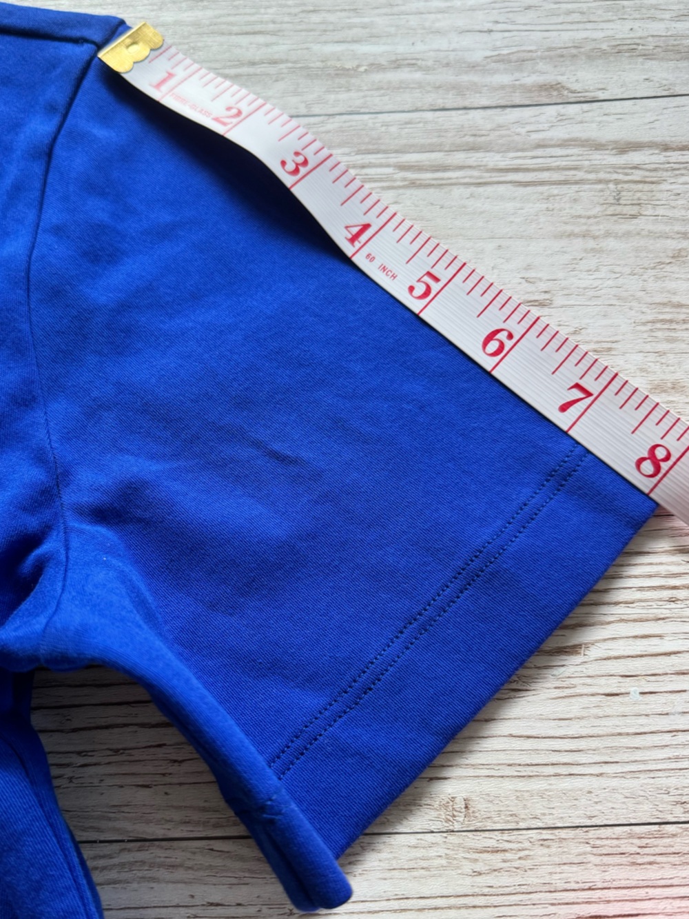 Babaton Aritzia InterLock Cotton Function T-Shirt Ablaze Blue limited edition M - Picture 6 of 8